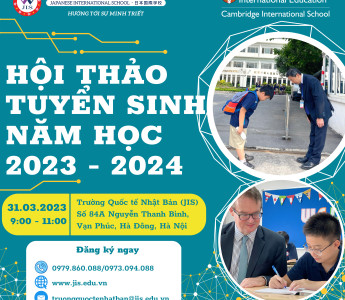 Mời đăng ký tham gia Mini School Tour - Khám phá môi trường học tập chuẩn Nhật Bản tại JIS